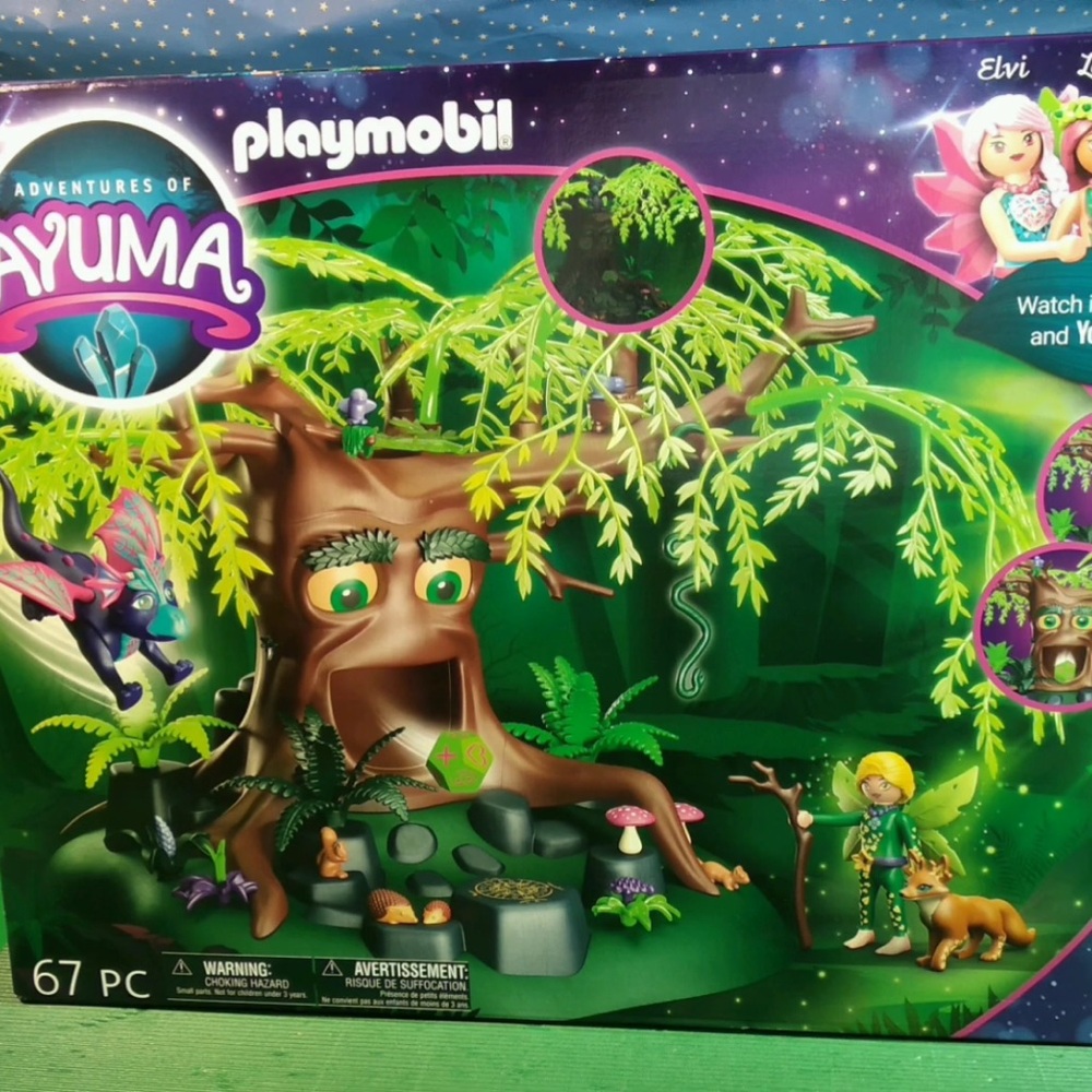 Playmobil Ayuma Enchanted Treehouse Set - Green and Brown